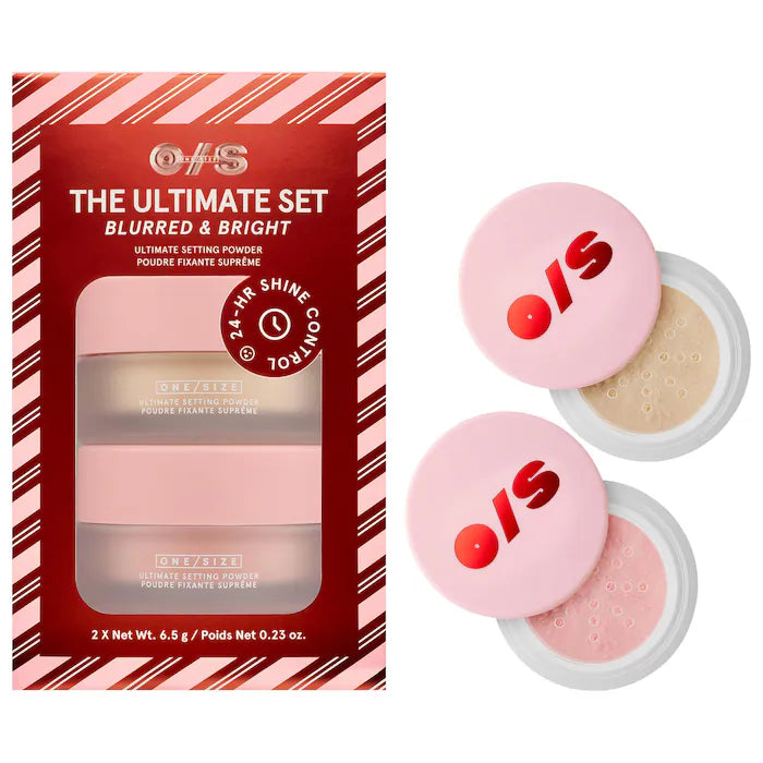 ONE SIZE Ultimate Blurring Setting Powder Blurred & Bright Travel Duo