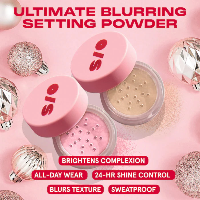 ONE SIZE Ultimate Blurring Setting Powder Blurred & Bright Travel Duo