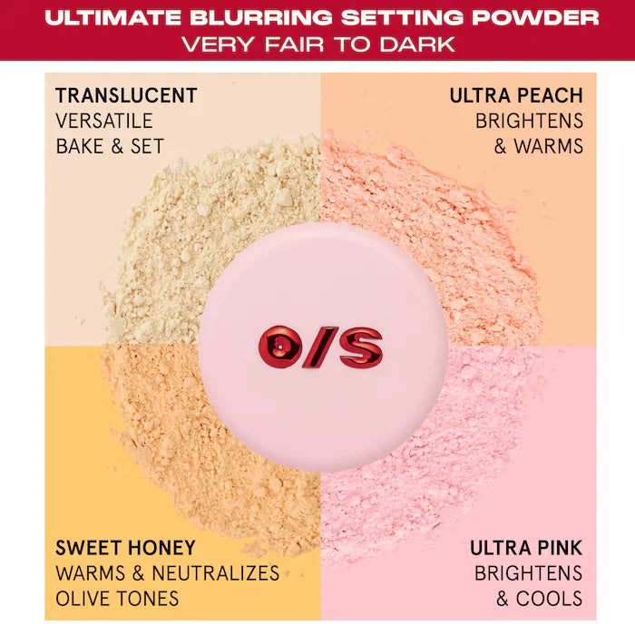 ONE SIZE Ultimate Blurring Setting Powder Blurred & Bright Travel Duo