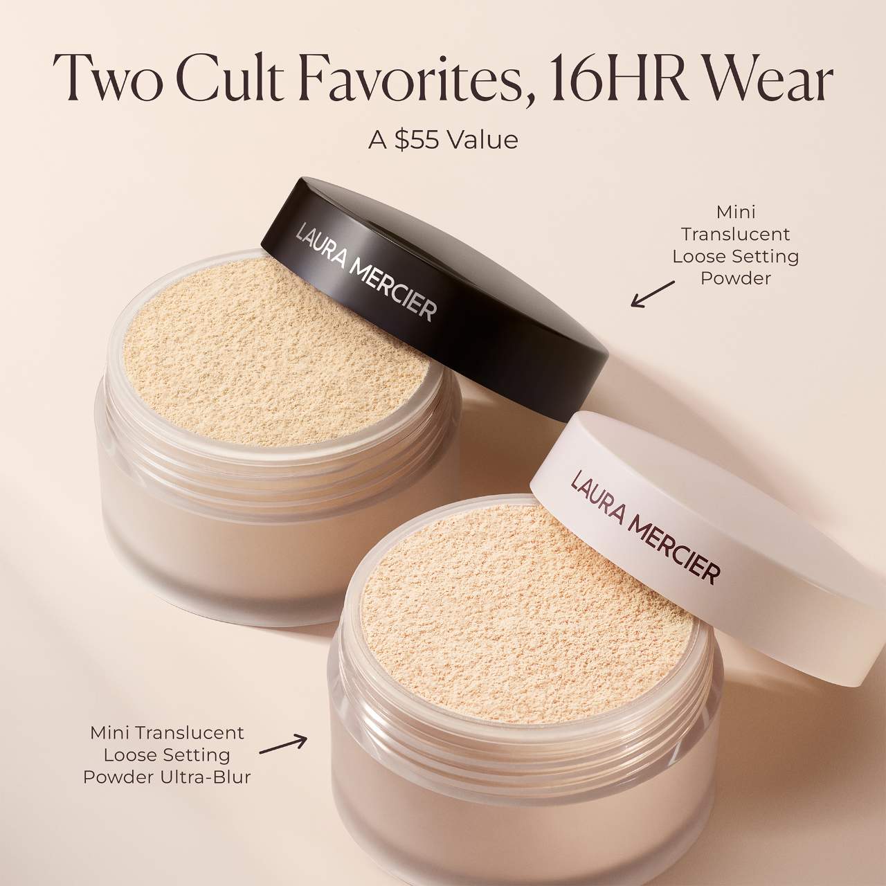 LAURA MERCIER Flawless To Go Mini Setting Powder Duo