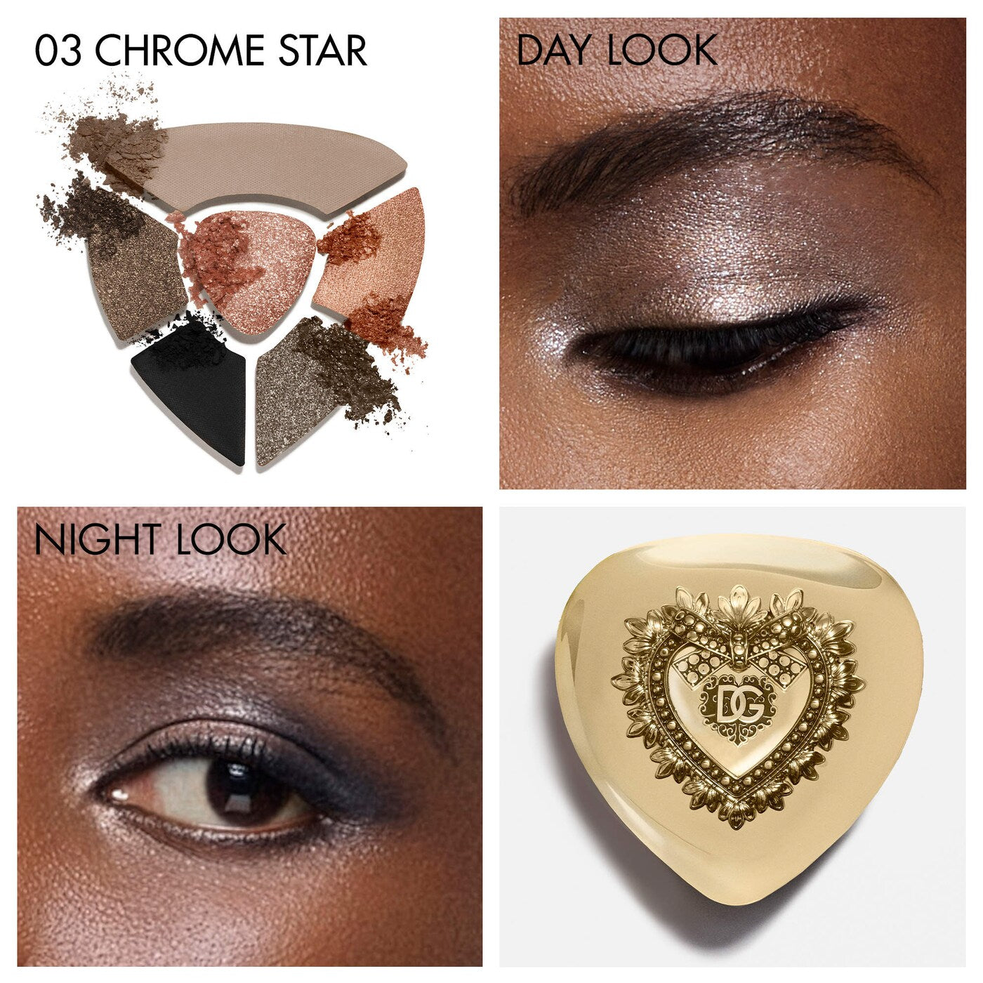 DOLCE&GABBANA Ever Icon Eye Palette Longwear Multi-Finish Eyeshadow Palette