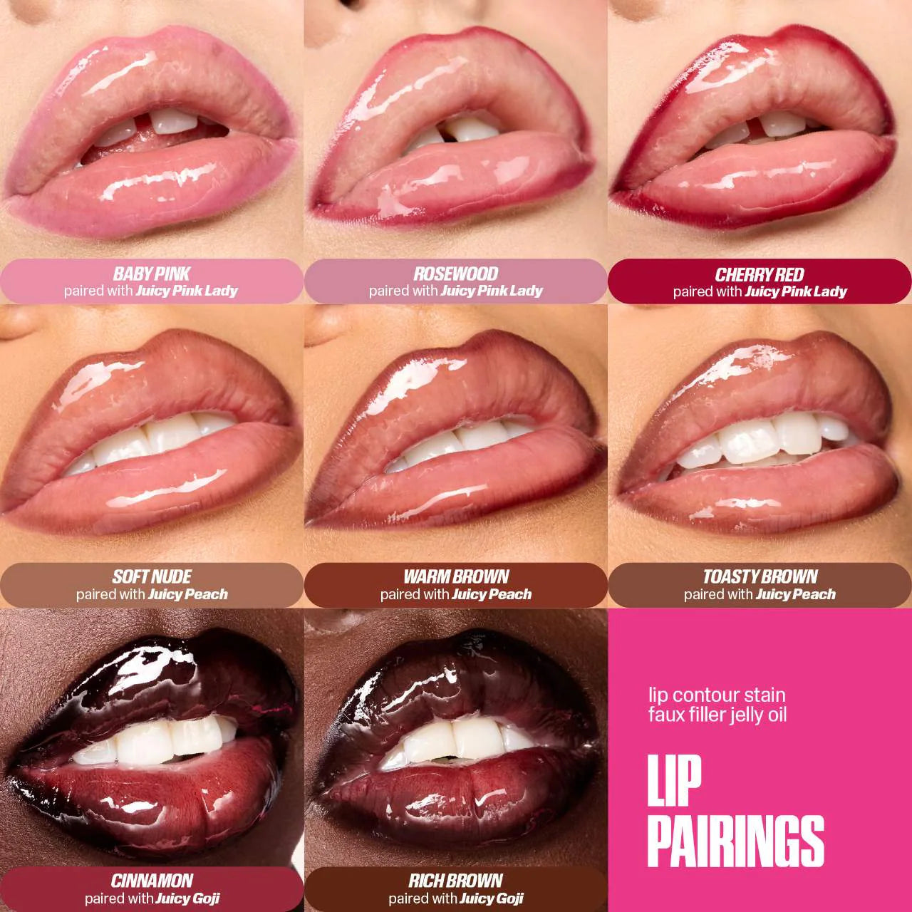 HUDA BEAUTY Lip Contour Lip Stain for 12-Hour Wear *PRE ORDER*