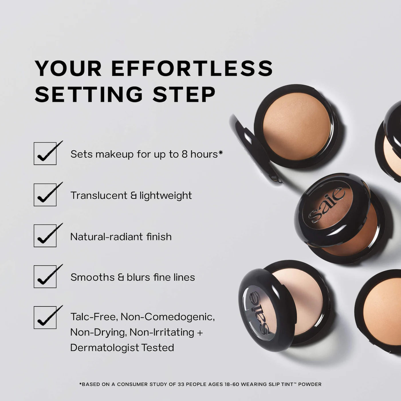 SAIE Slip Tint™ Undetectable Baked Setting Powder *PRE ORDER*