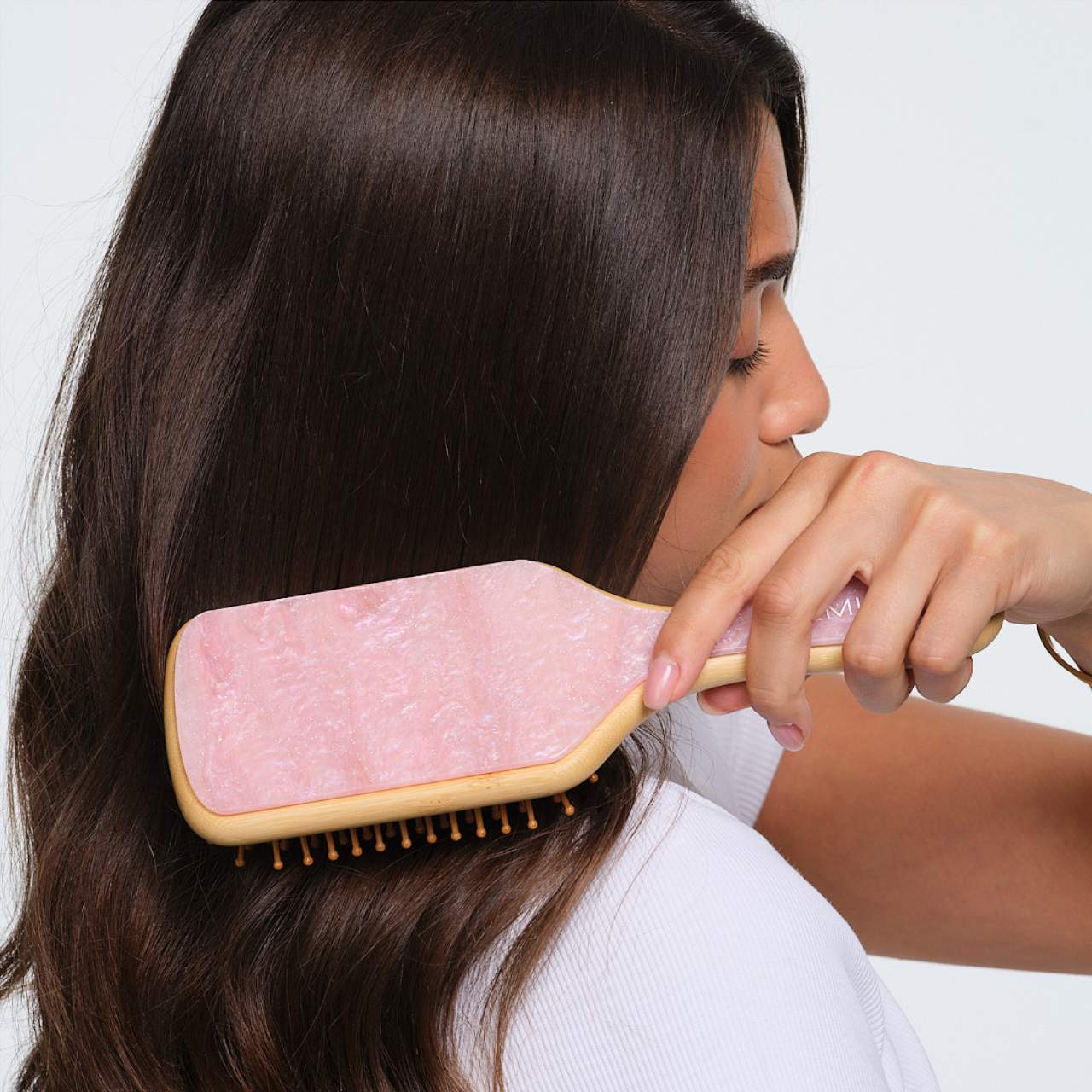 EMI JAY Bamboo Paddle Hair Brush in Pink Sugar *PRE ORDER*