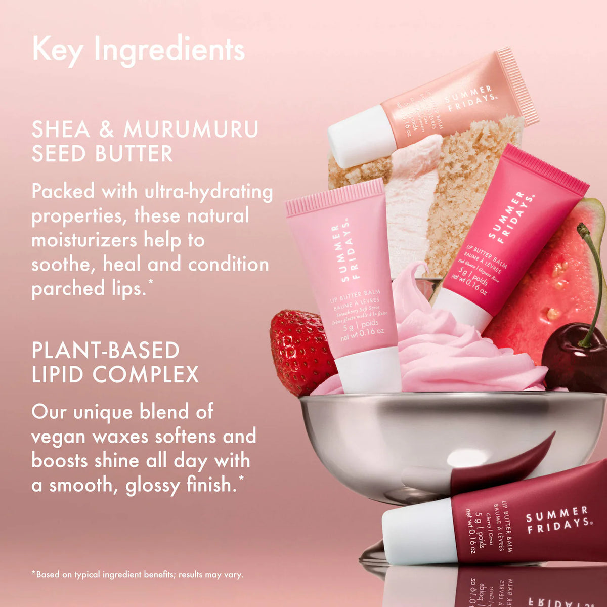 SUMMER FRIDAYS The Lip Butter Balm Minis - Pink Set *PRE ORDER*