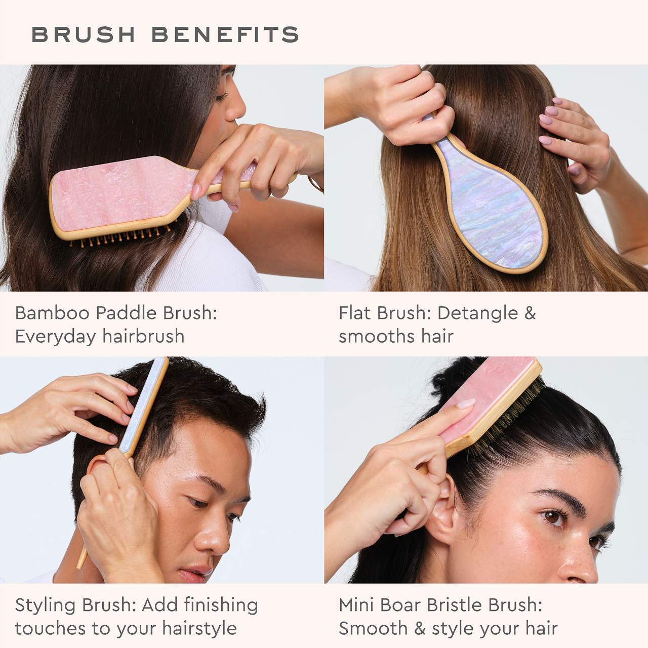EMI JAY Styling Hair Brush in Blue Sugar *PRE ORDER*