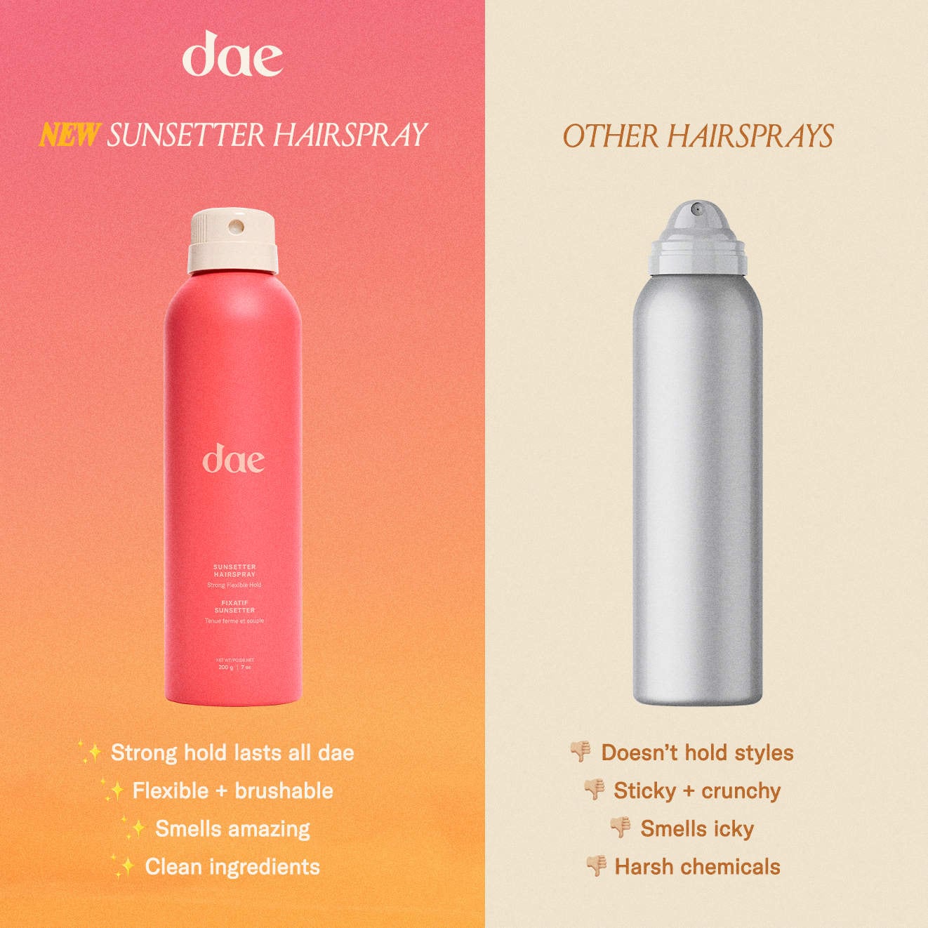 DAE Sunsetter Strong Hold Flexible Hairspray *PRE ORDER*