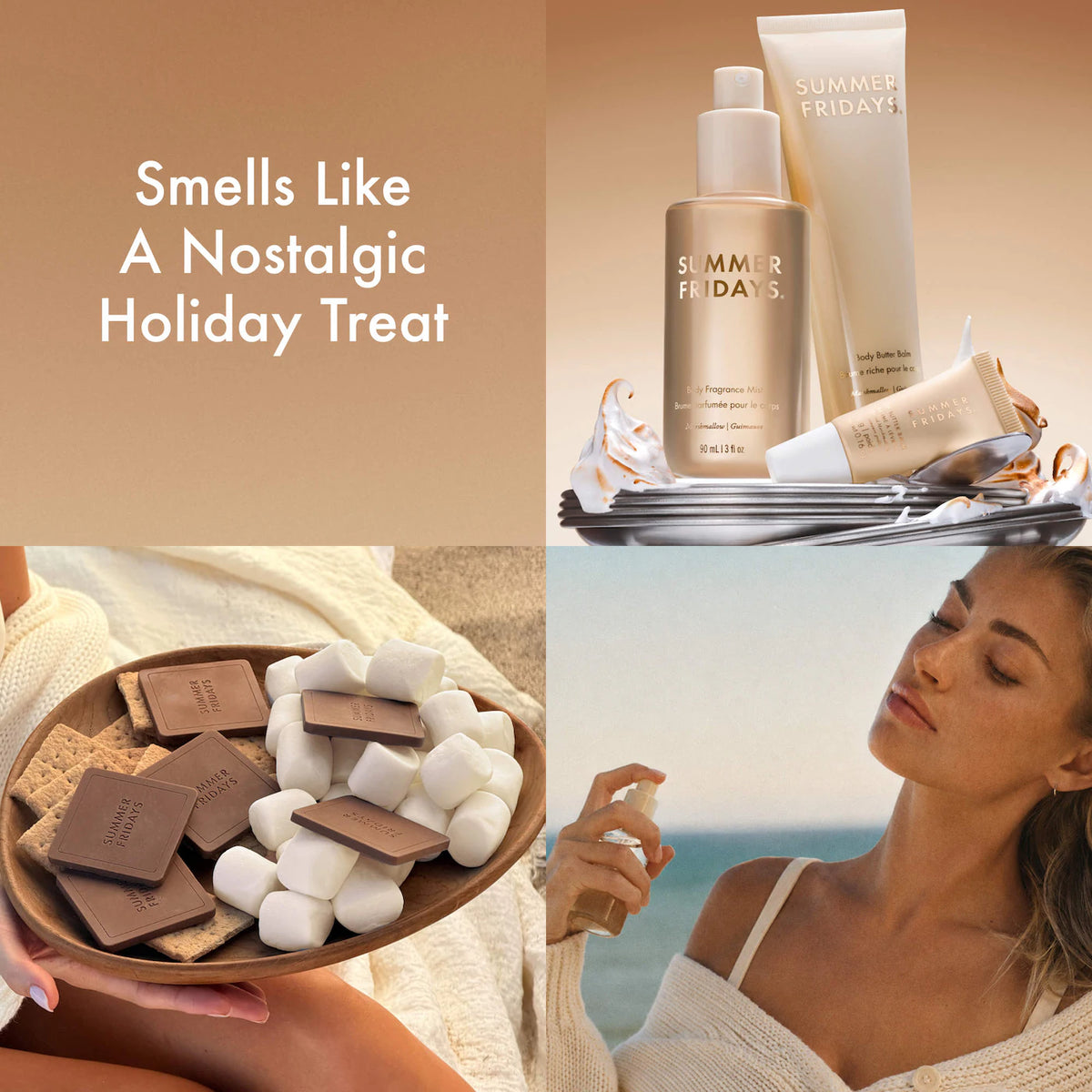 SUMMER FRIDAYS Marshmallow Minis - Body and Lip Set