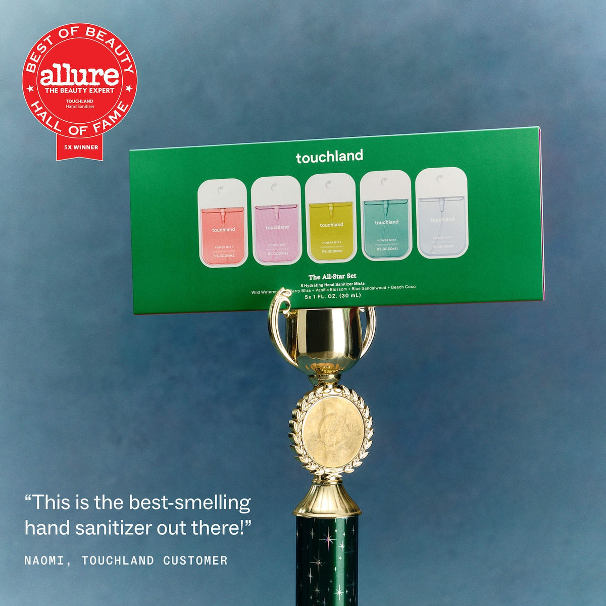TOUCHLAND The All-Star Power Mist Hand Sanitizer Gift Set *PRE ORDER*