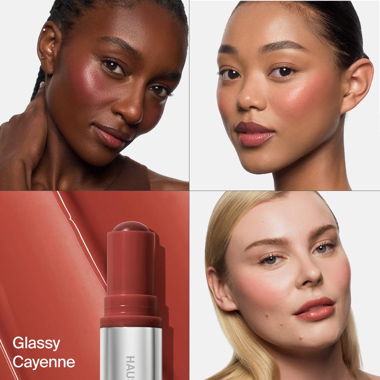 HAUS LABS Color Fuse Longwear Hydrating Glassy Lip + Cheek Blush Balm Stick *PRE ORDER*