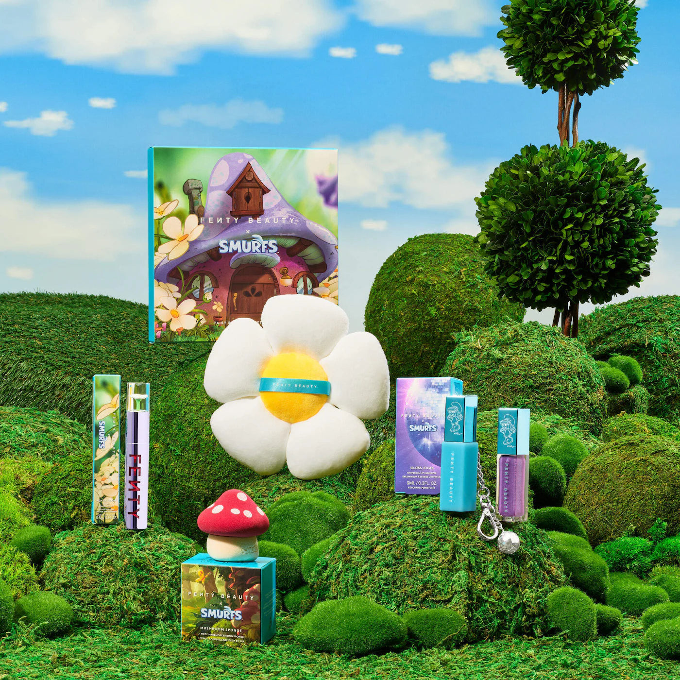 FENTY BEAUTY Smurfette Smooches Lip Essentials Duo + Keychain *PRE ORDER*