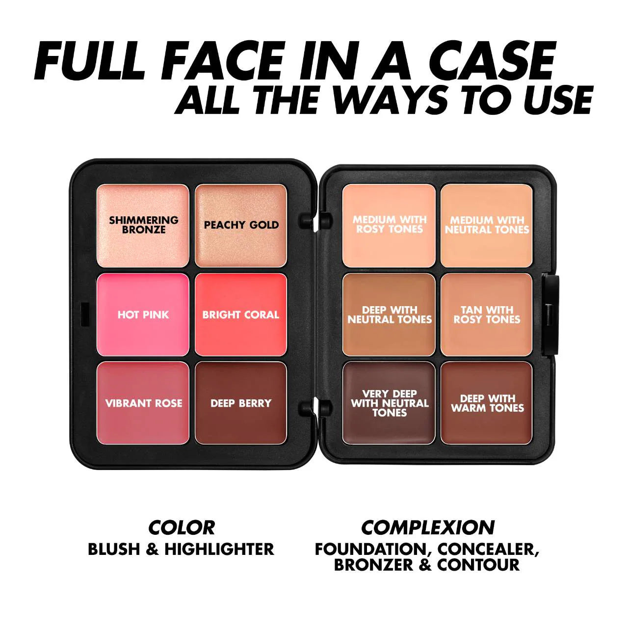 MAKE UP FOR EVER HD Skin Face Essentials – Longwear Full Face Cream Palette *PRE ORDER*