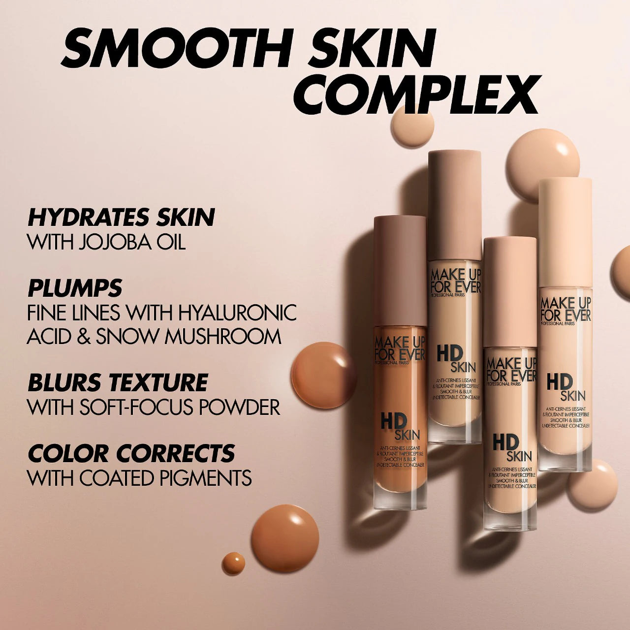 MAKE UP FOR EVER HD Skin Smooth & Blur Undetectable Under Eye Concealer *PRE ORDER*