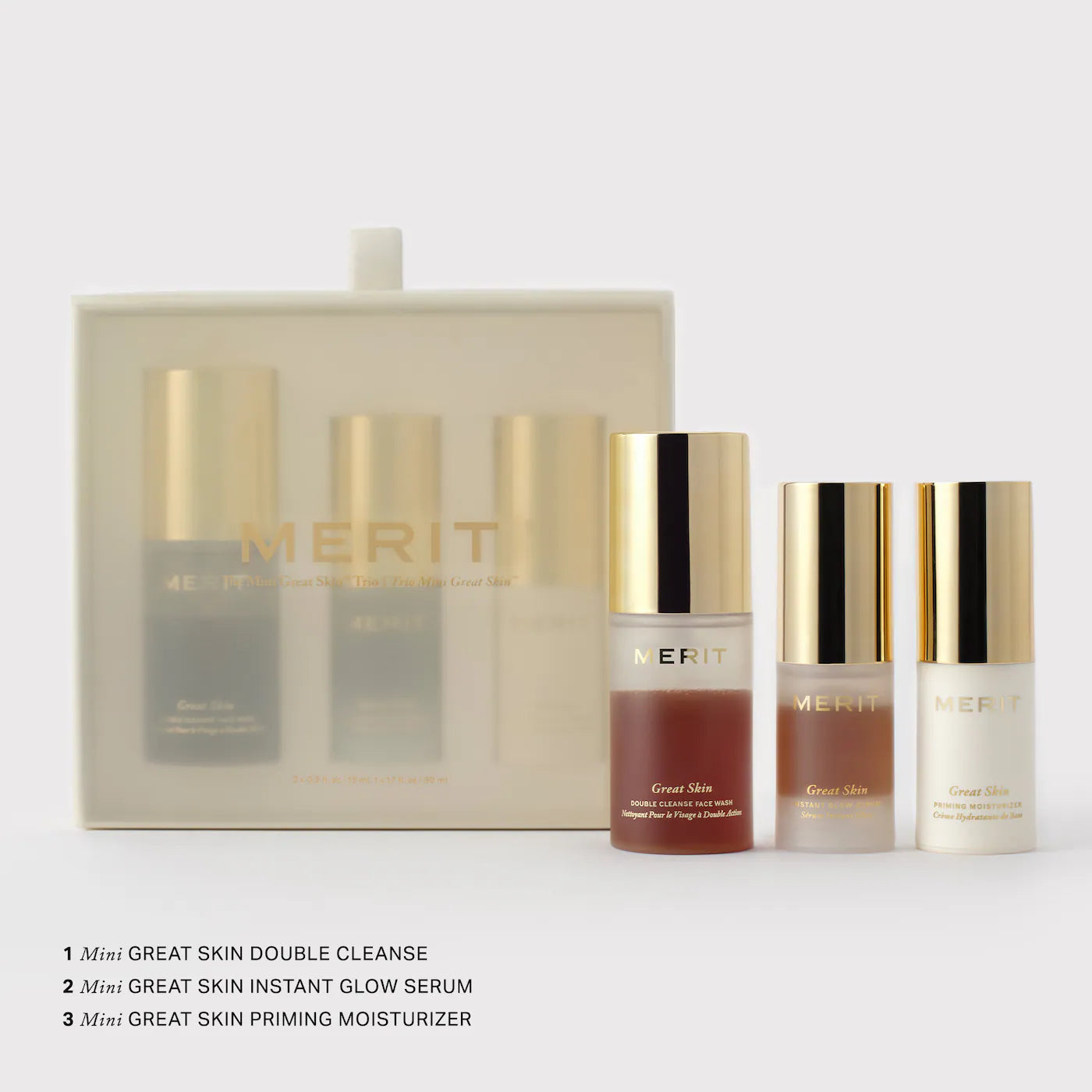 MERIT Mini Great Skin Skincare Essentials Gift Set *PRE ORDER*