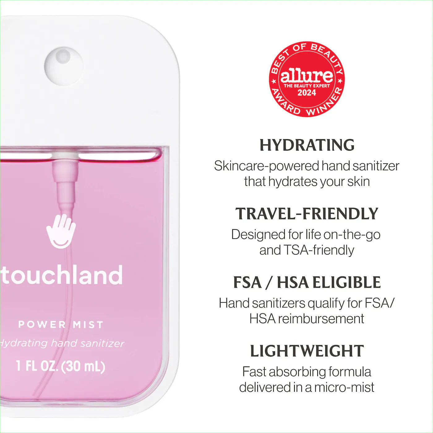 TOUCHLAND Limited Edition Power Mist Hydrating Hand Sanitizer Top 5-Set *PRE ORDER*