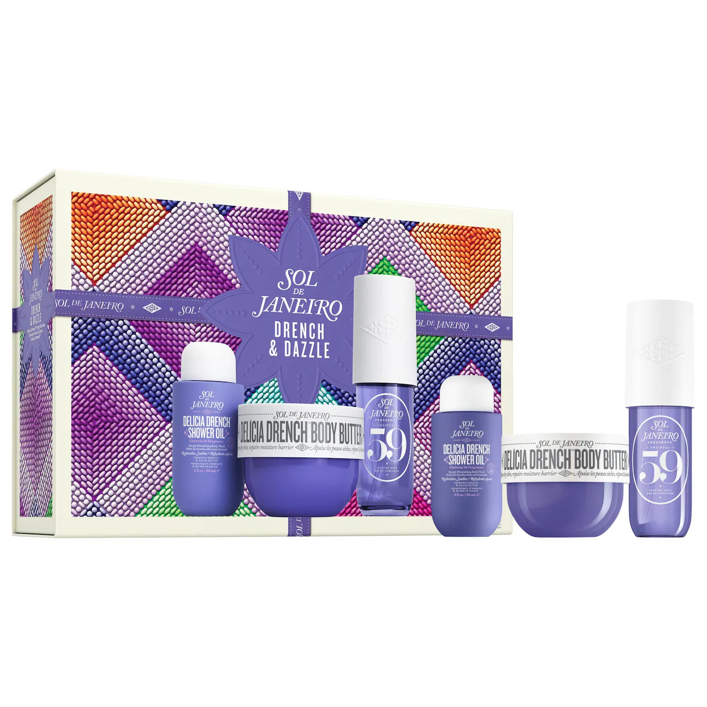 SOL DE JANEIRO Drench & Dazzle Delícia Drench™ Body Routine Gift Set *PRE ORDER*
