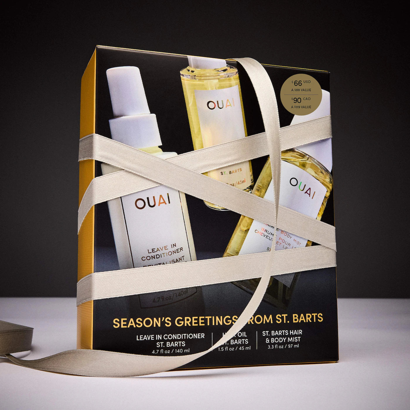 OUAI St. Barts Hair & Body Mist, Leave In Conditioner & Hair Oil Gift Set *PRE ORDER*