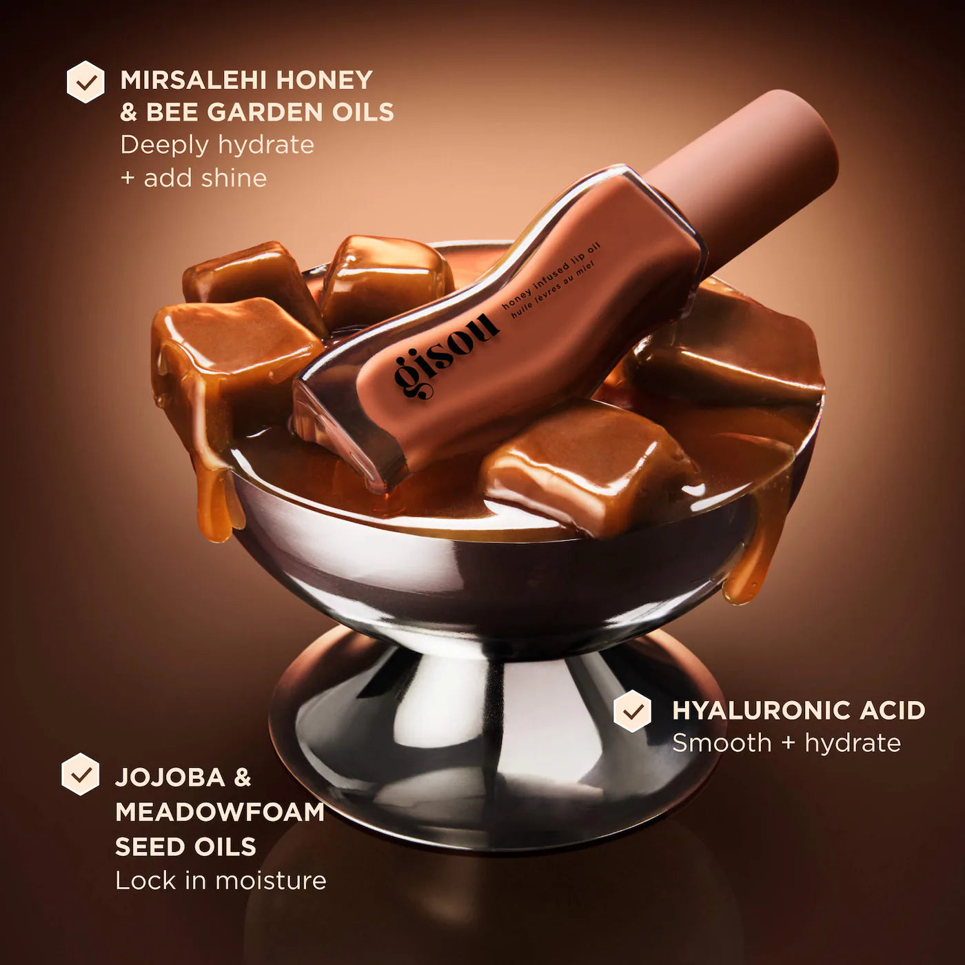 GISOU Honey Infused Hydrating Lip Oil *PRE ORDER*