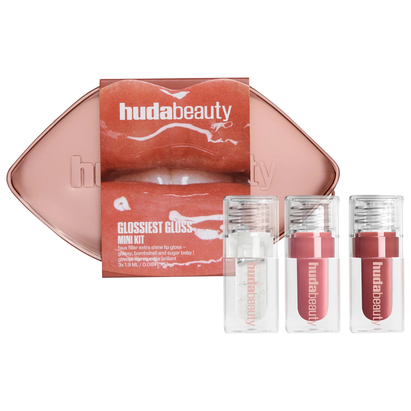 HUDA BEAUTY Mini Glossiest Lip Gloss Set *PRE ORDER*