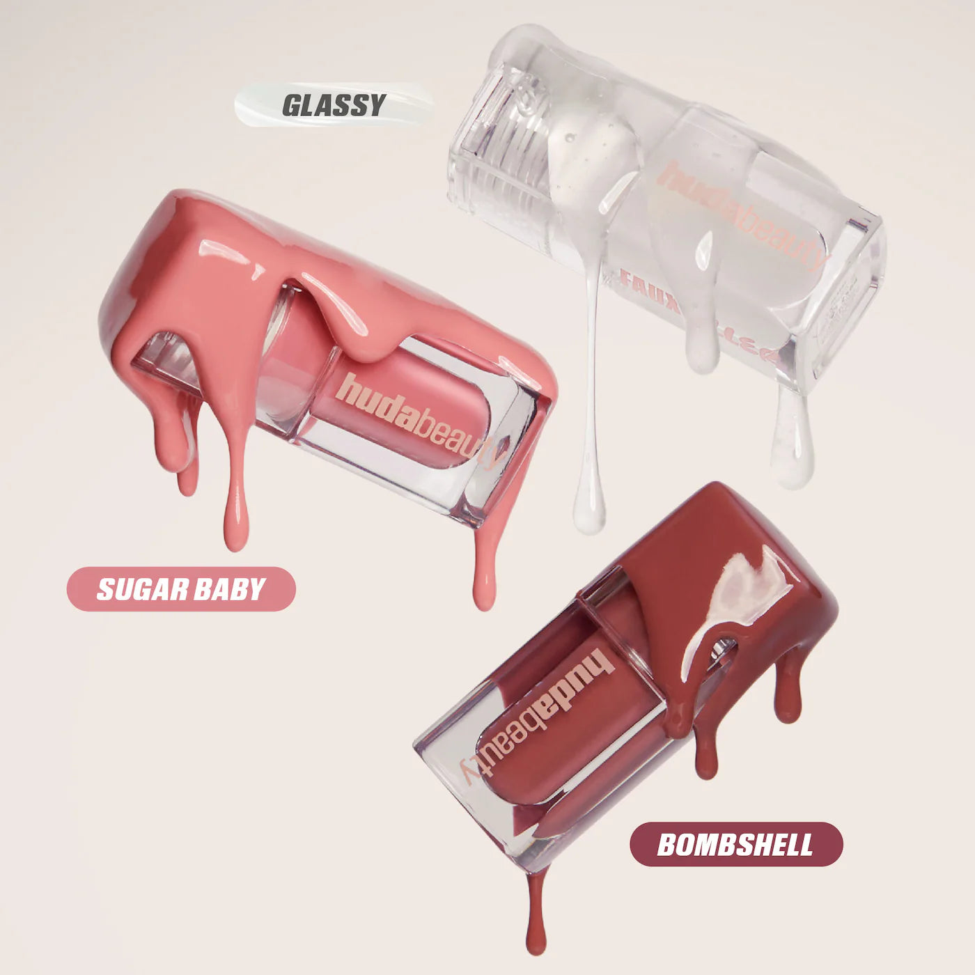 HUDA BEAUTY Mini Glossiest Lip Gloss Set *PRE ORDER*