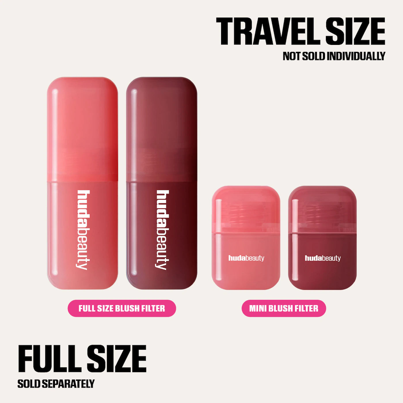 HUDA BEAUTY Mini Baby Blush Duo Set *PRE ORDER*