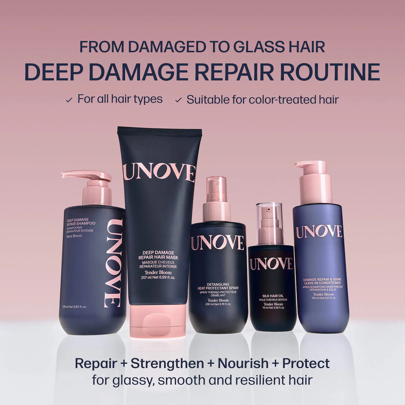UNOVE Deep Damage Repair Mini Trio Hair Set *PRE ORDER*