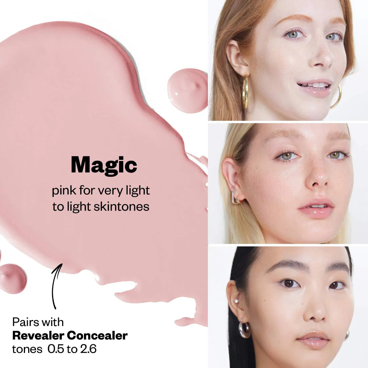 KOSAS Revealer Extra Bright Serum-Powered Color Correctors for Dark Circles