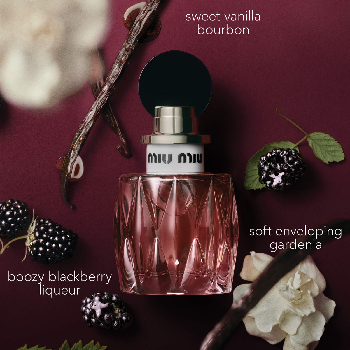 MIU MIU Miutine Intense Eau de Parfum with Blackberry and Bourbon Vanilla