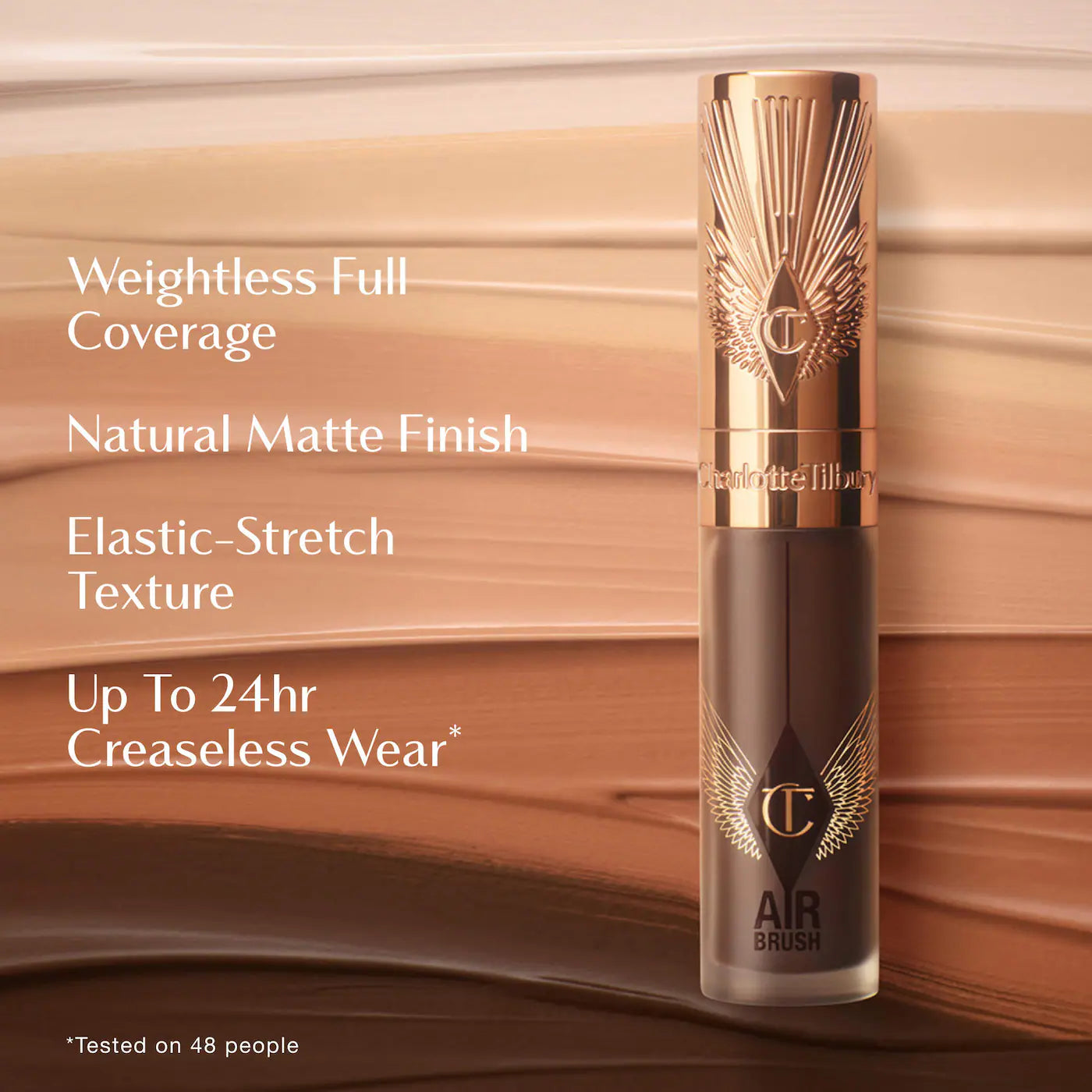 CHARLOTTE TILBURY Airbrush Flawless Crease-Proof Long-Wear Blur Concealer with Hyaluronic Acid *PRE ORDER*