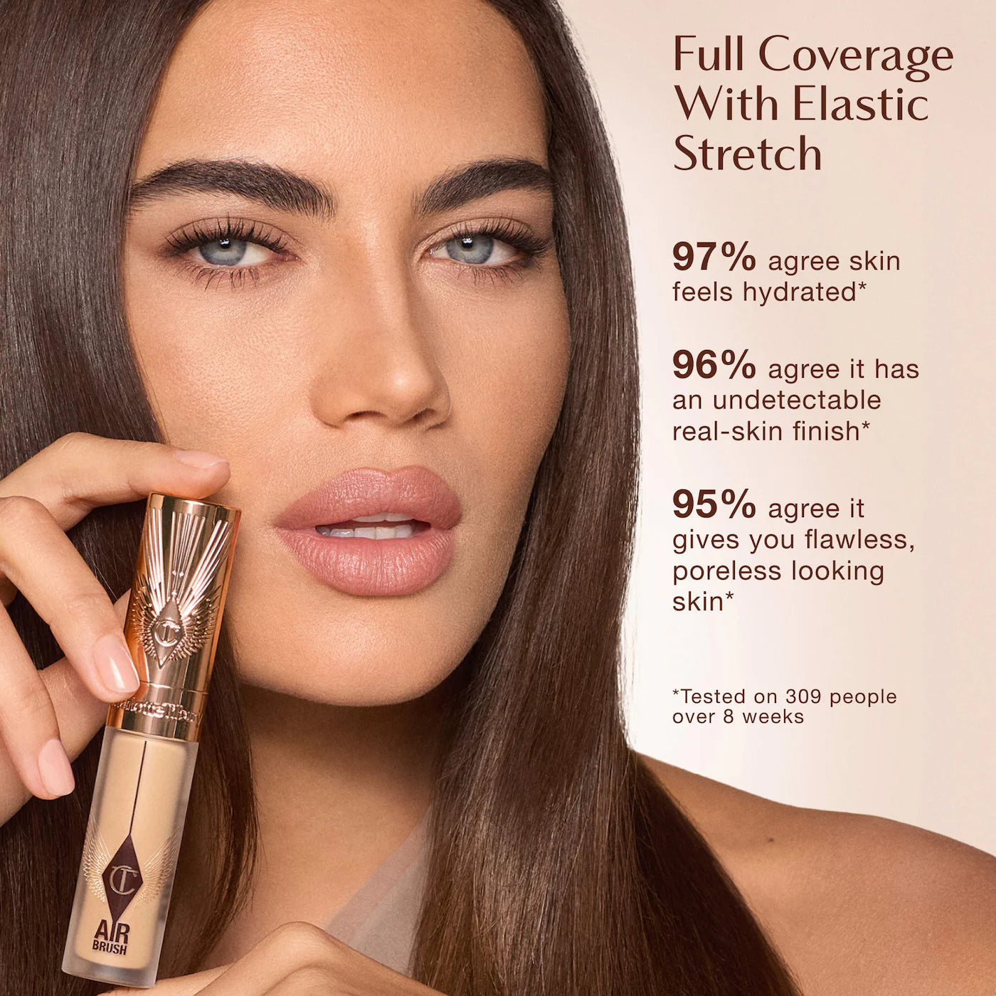 CHARLOTTE TILBURY Airbrush Flawless Crease-Proof Long-Wear Blur Concealer with Hyaluronic Acid *PRE ORDER*