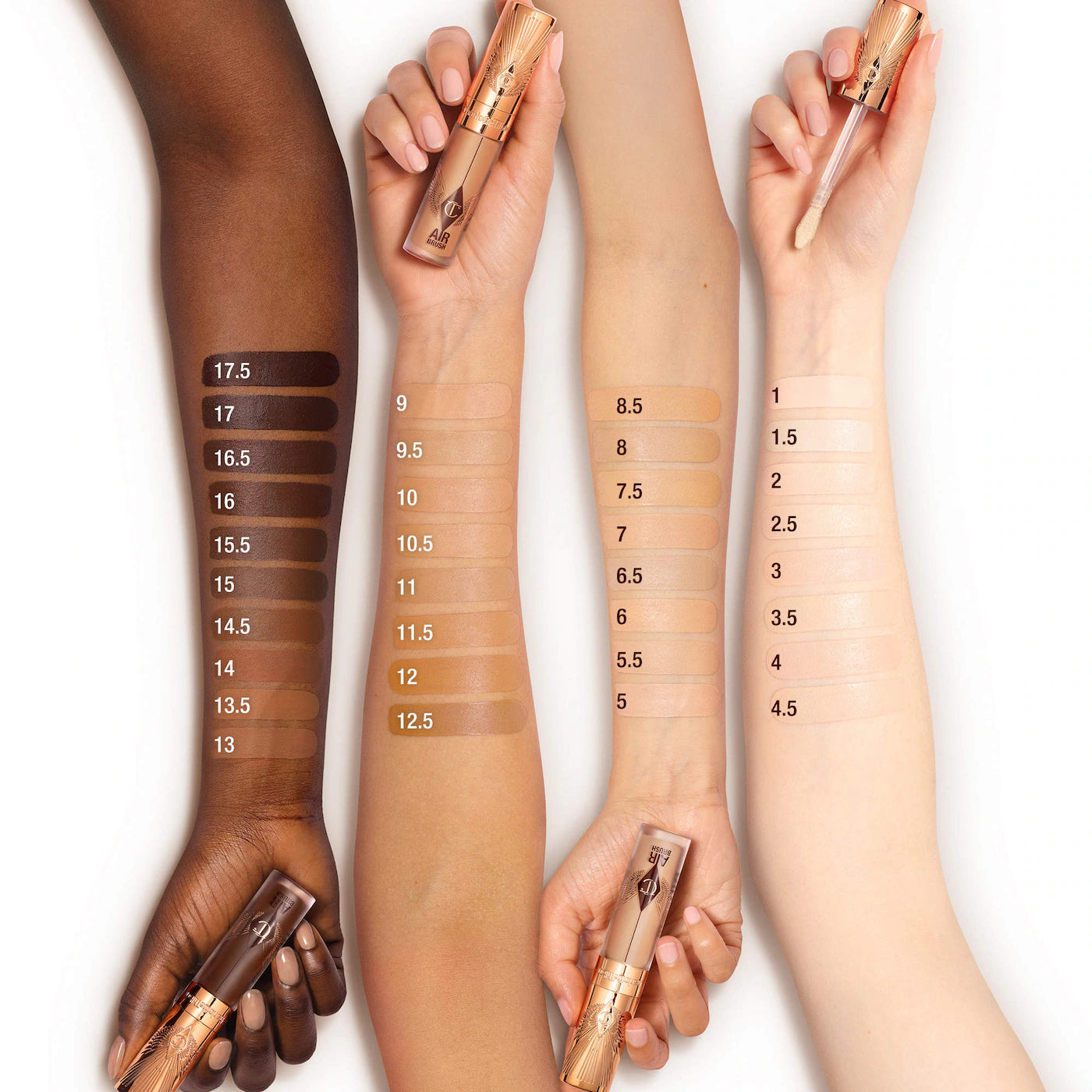 CHARLOTTE TILBURY Airbrush Flawless Crease-Proof Long-Wear Blur Concealer with Hyaluronic Acid *PRE ORDER*