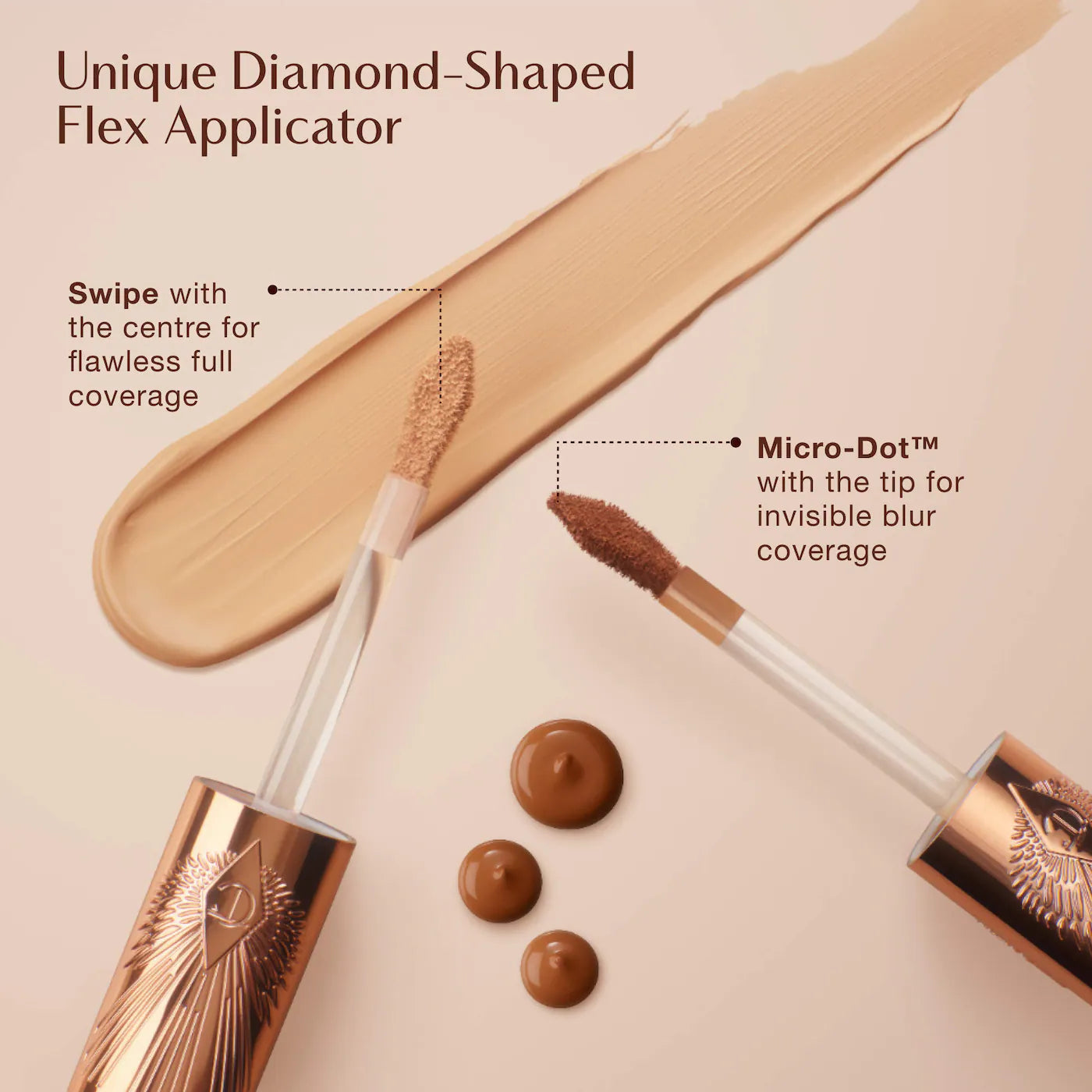 CHARLOTTE TILBURY Airbrush Flawless Crease-Proof Long-Wear Blur Concealer with Hyaluronic Acid *PRE ORDER*