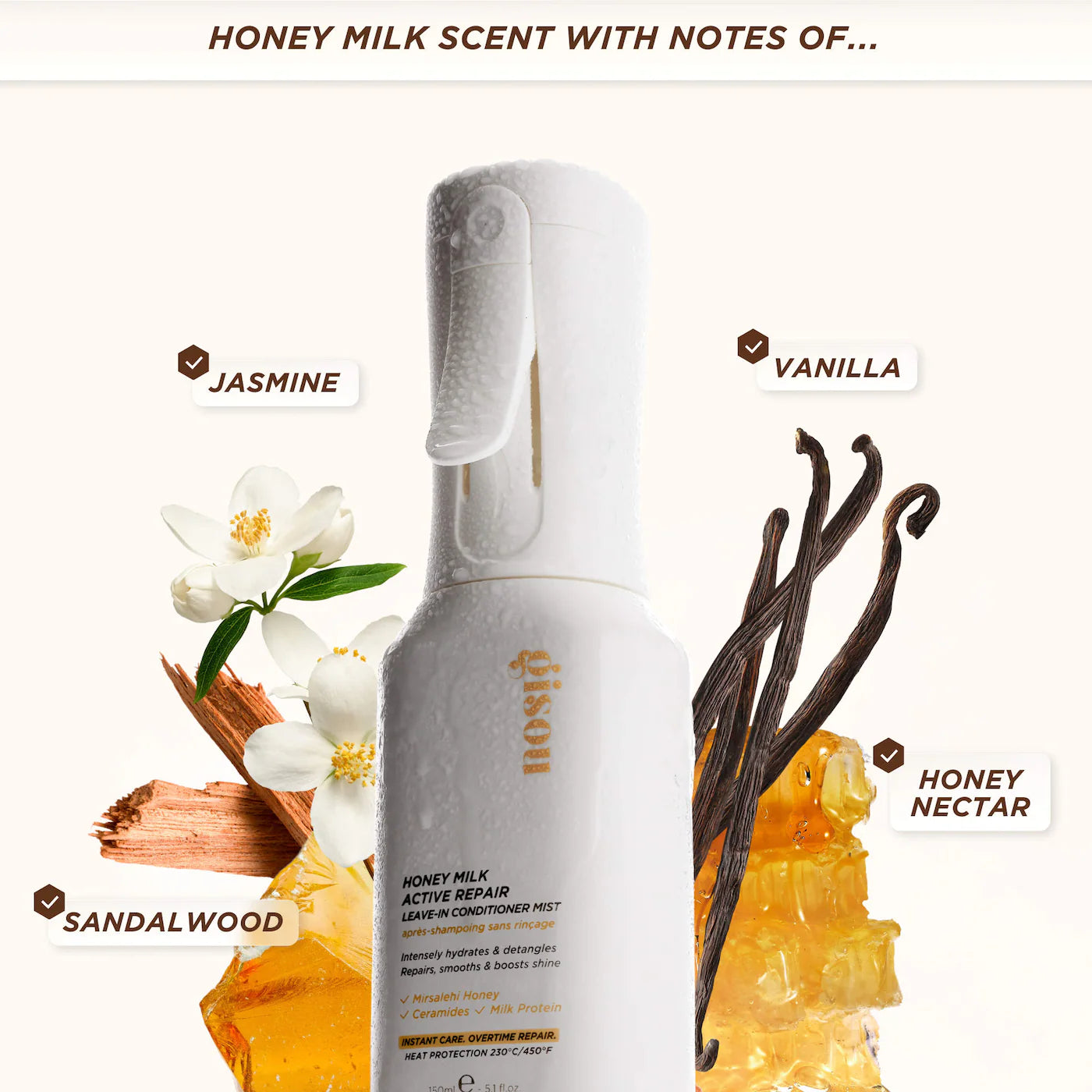 GISOU Honey Milk Active Repair Leave In Conditioner Mist *PRE ORDER*