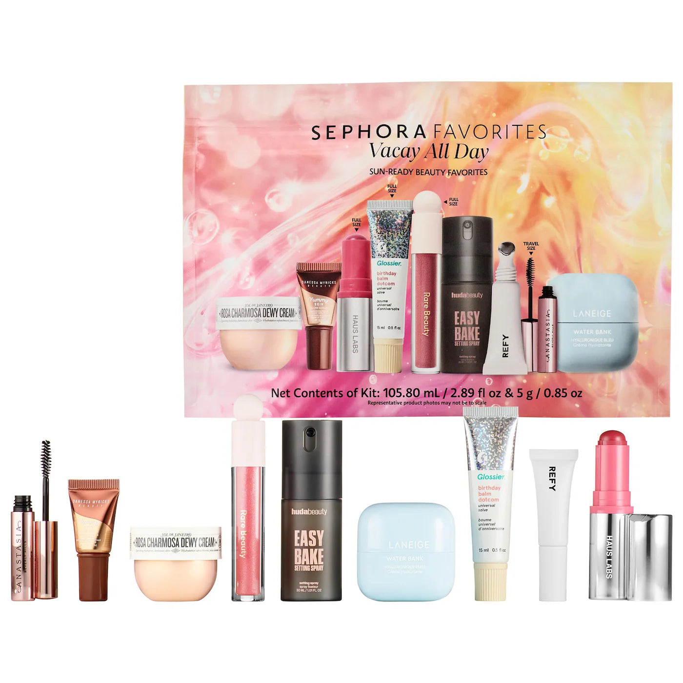 SEPHORA FAVORITES Vacay All Day Makeup and Skincare Value Set