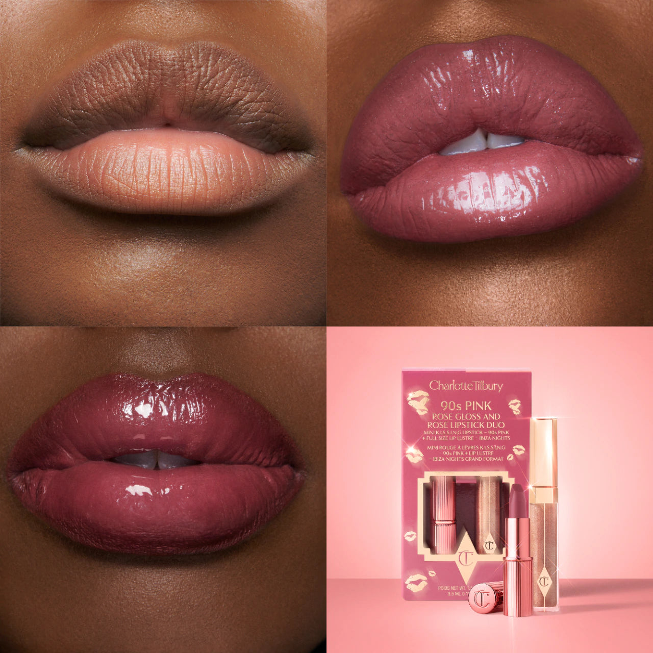 CHARLOTTE TILBURY K.I.S.S.I.N.G Lipstick and Lip Gloss Duos *PRE ORDER*