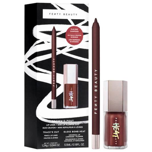 FENTY BEAUTY Brown'd Pout Lip Liner + Mini Lip Plumper Duo *PRE ORDER*