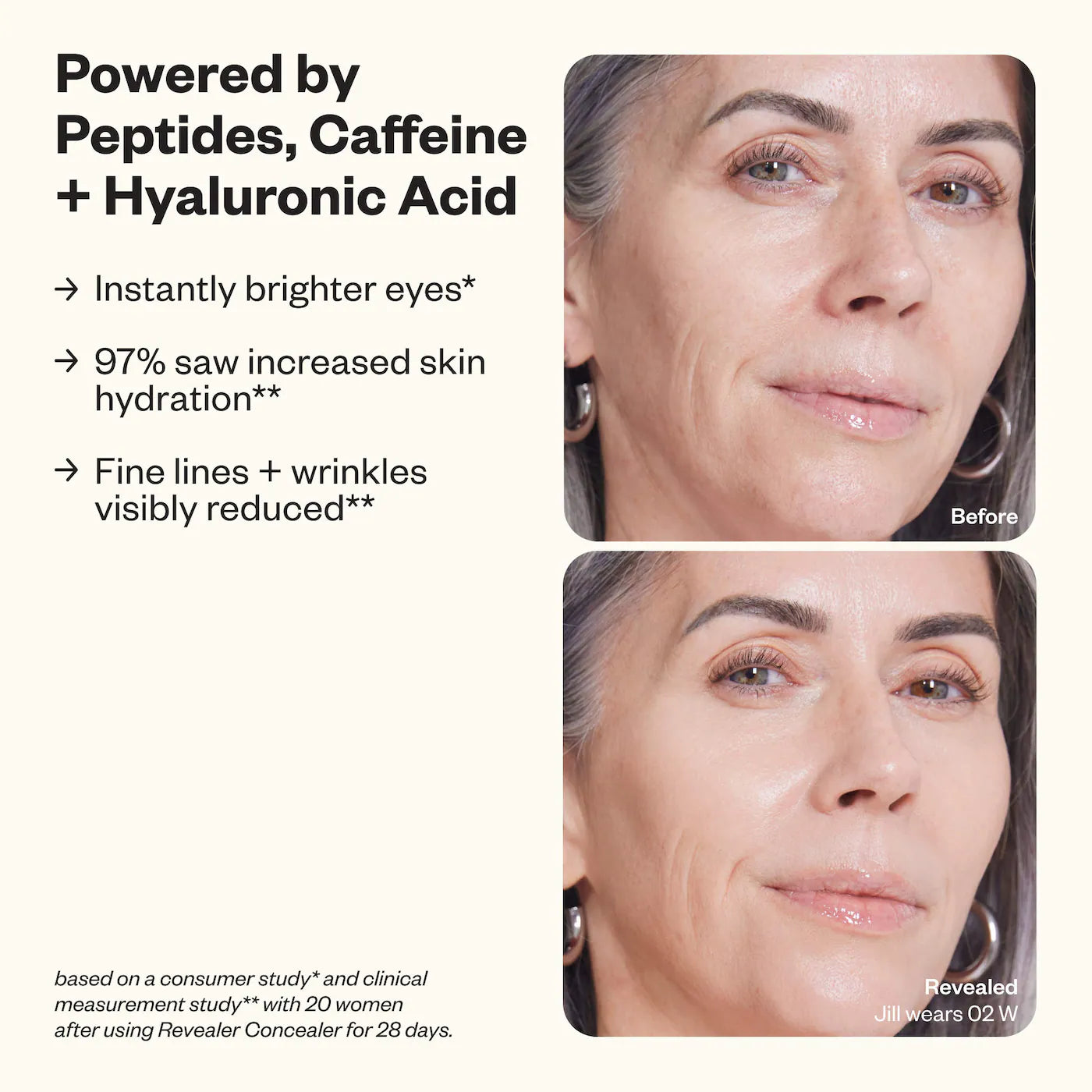 KOSAS Revealer Super Creamy + Brightening Concealer with Caffeine and Hyaluronic Acid *PRE ORDER*