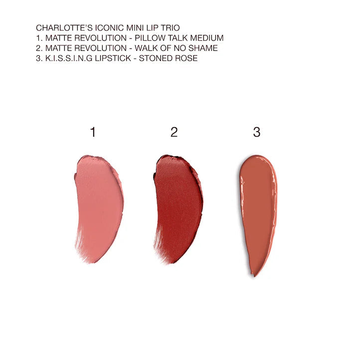 CHARLOTTE TILBURY Iconic Mini Lip Trio