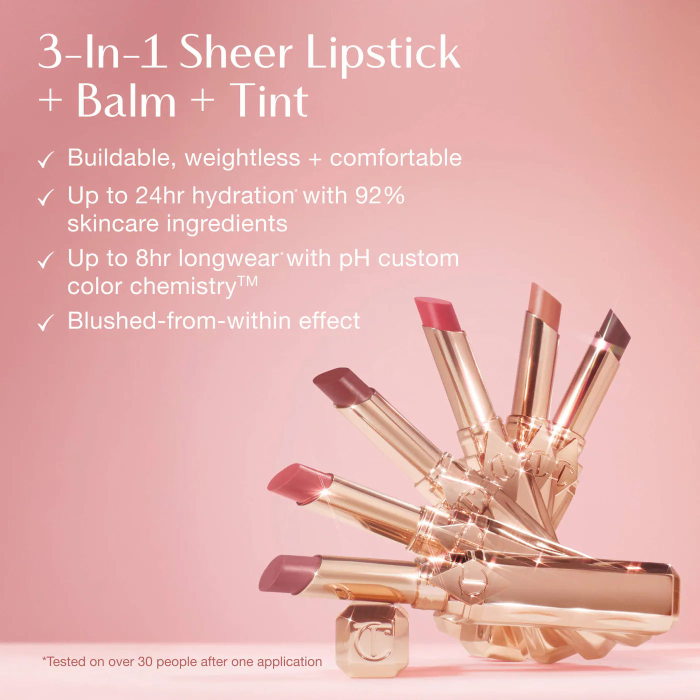 CHARLOTTE TILBURY Pillow Talk Long Lasting Blush Balm Sheer Lip Tint *PRE ORDER*