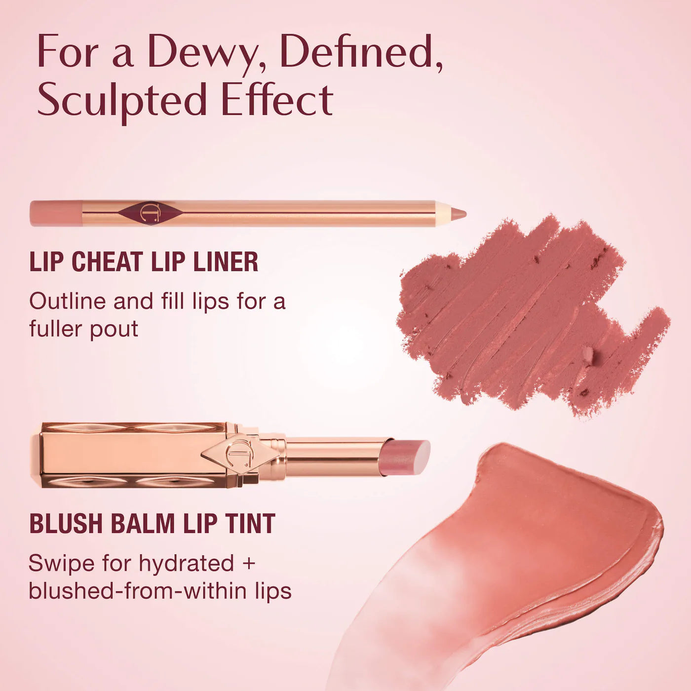 CHARLOTTE TILBURY Pillow Talk Long Lasting Blush Balm Sheer Lip Tint *PRE ORDER*