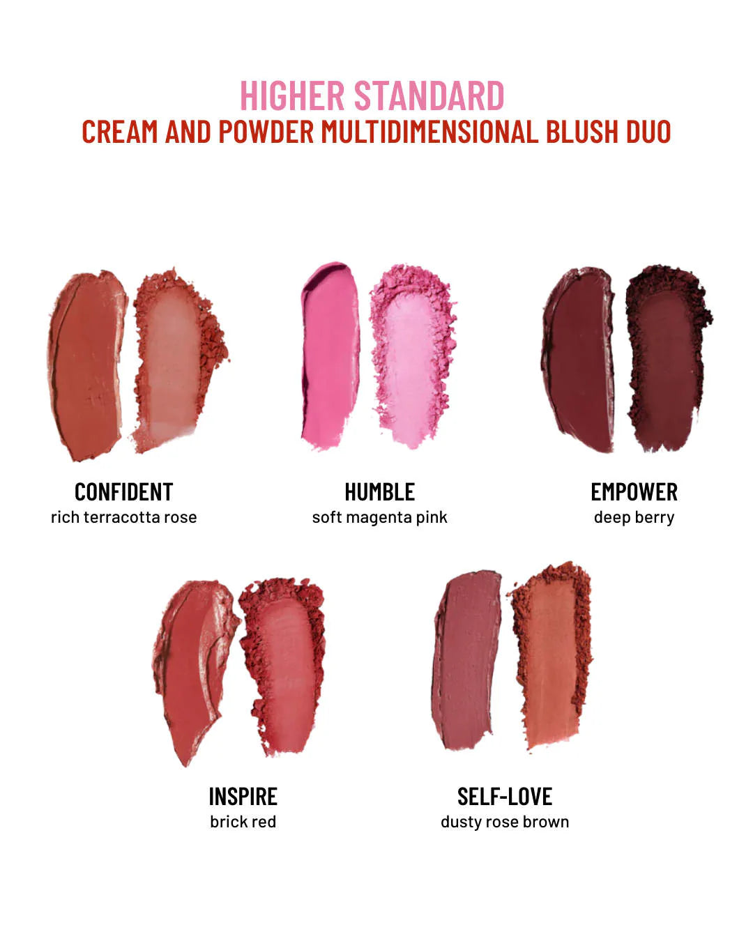 LYS BEAUTY Higher Standard Cream and Powder Multidimensional Longwear Blush Duo *PRE ORDER*