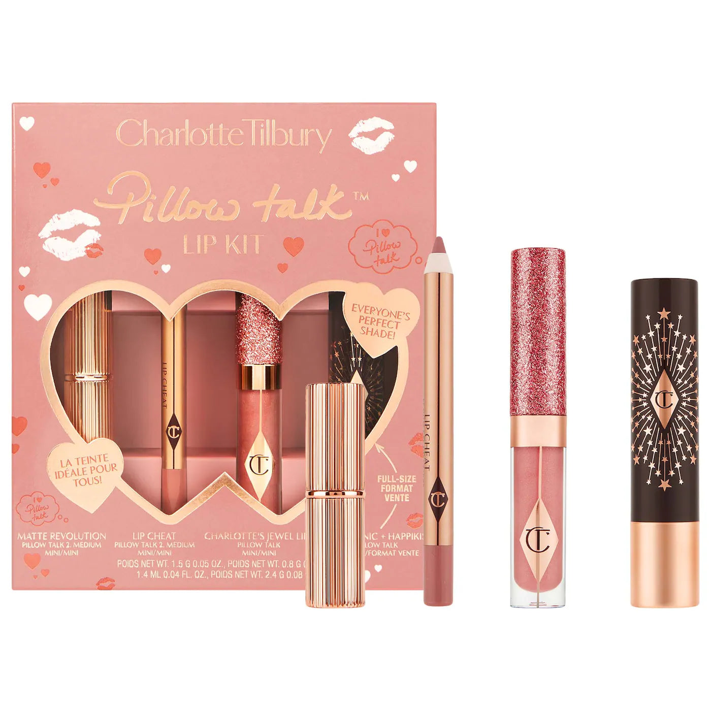 CHARLOTTE TILBURY Pillow Talk Lip Wardrobe Set