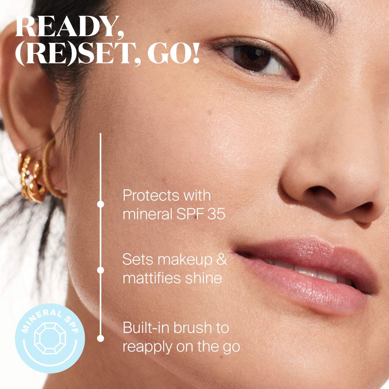 SUPERGOOP 100% Mineral (Re)setting Powder Face Sunscreen SPF 35 *PRE ORDER*