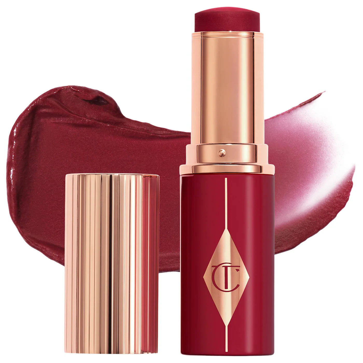 CHARLOTTE TILBURY Unreal Lip + Cheek Glow Blush Stick with Hyaluronic Acid *PRE ORDER*