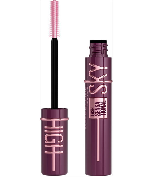 MAYBELLINE Sky High Máscara de Pestañas, Lavable, Tono Burgundy Haze