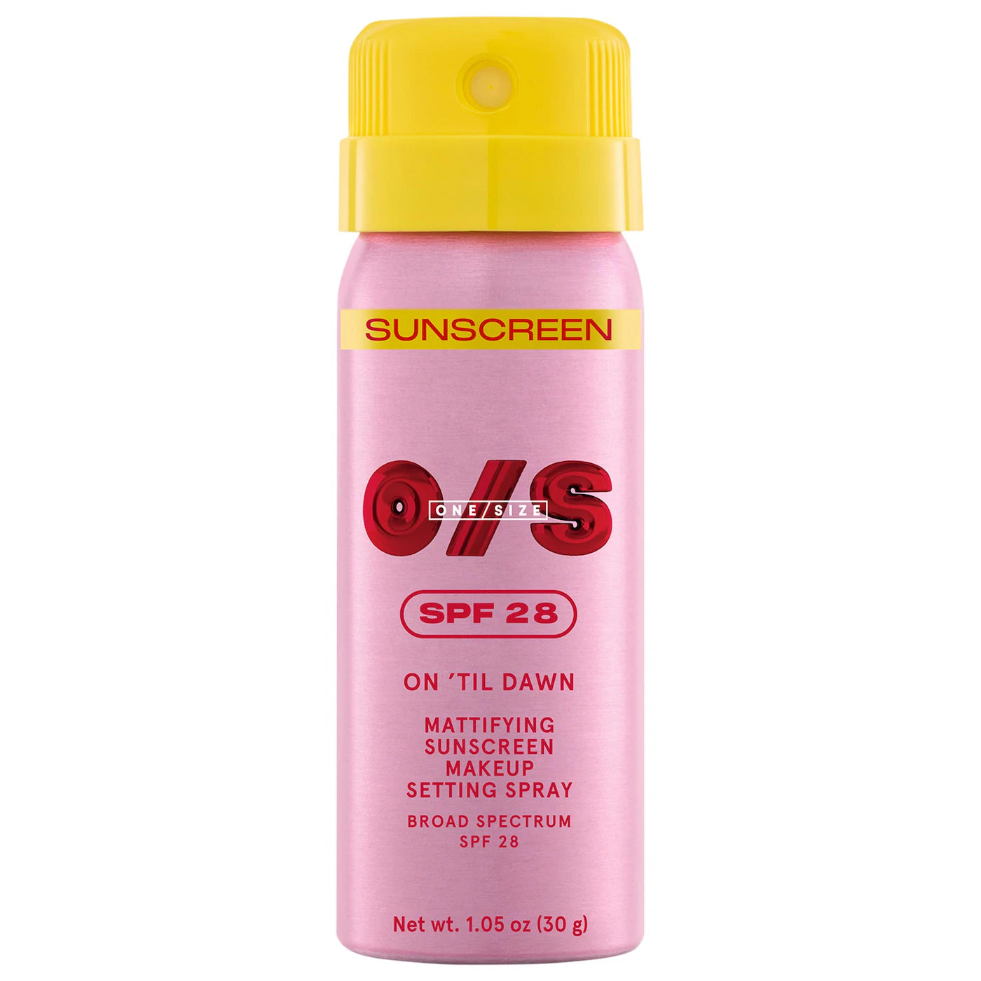 ONE SIZE On 'Til Dawn Mattifying Sunscreen Makeup Setting Spray SPF 28