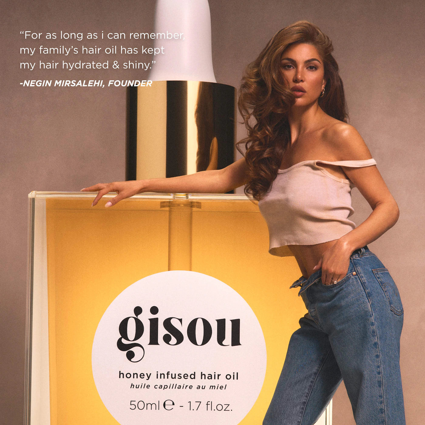 GISOU Honey Infused Hair Oil