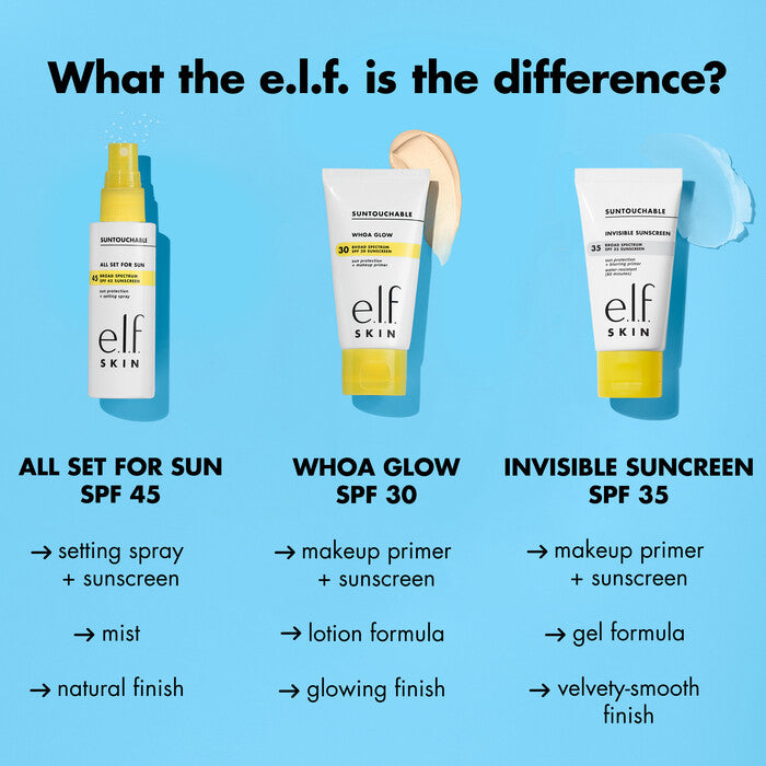 ELF Suntouchable Invisible Sunscreen SPF 35