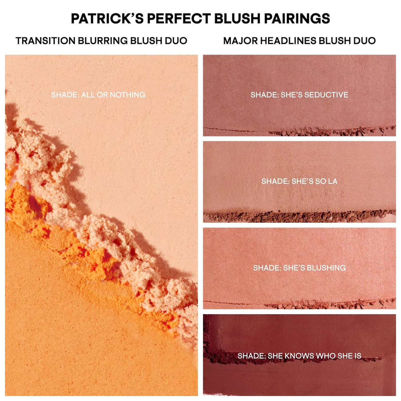 PATRICK TA Major Headlines Transition Blurring Under Eye Blush Duo *PRE ORDER*
