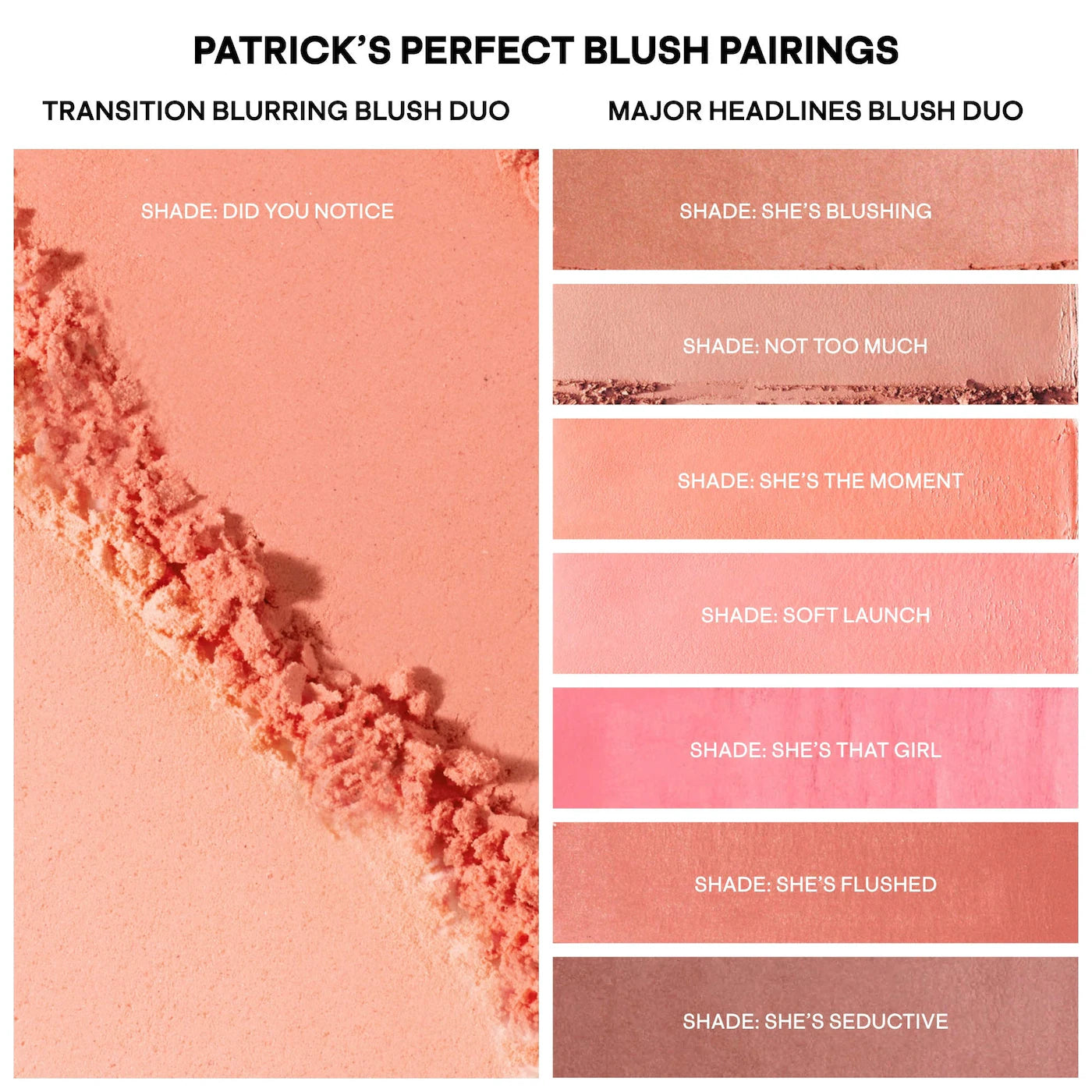 PATRICK TA Major Headlines Transition Blurring Under Eye Blush Duo *PRE ORDER*